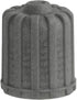 Auveco # 25123 Gray Plastic TPMS Valve Stem Cap With Seal. Qty 100.
