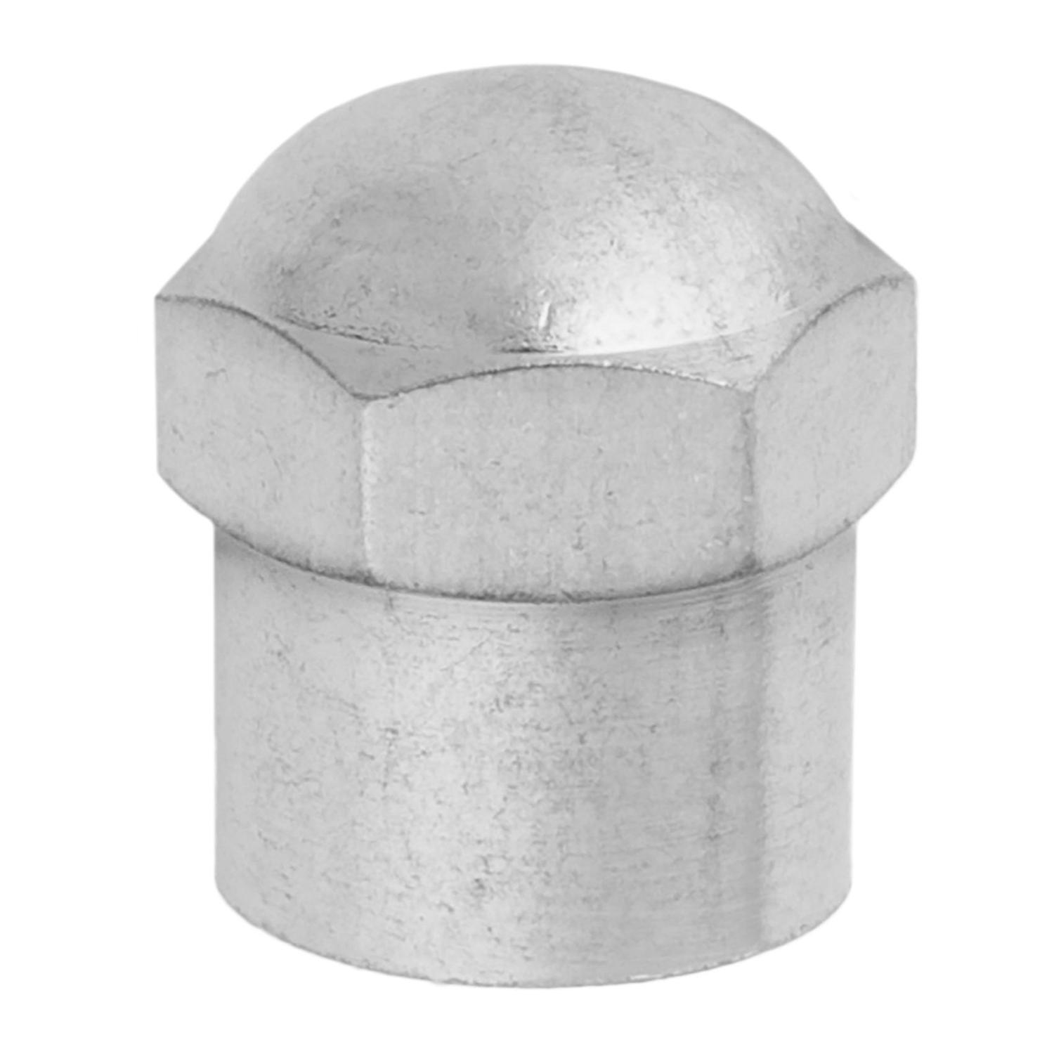 Auveco # 25147 Chrome Plated Plastic Valve Stem Cap With O-Ring Seal. Qty 100.