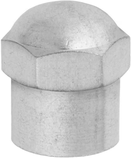 Auveco # 25148 Chrome Plated Plastic Valve Stem Cap With O-Ring Seal. Qty 25.