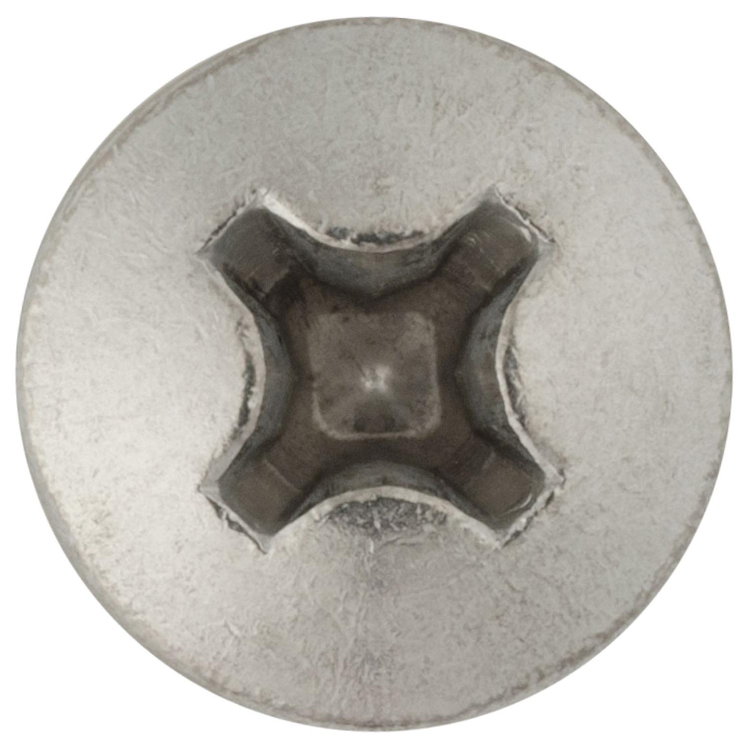Auveco # 25239 M6-1.0 X 8mm Philips Pan Head License Plate Screw. Qty 25.