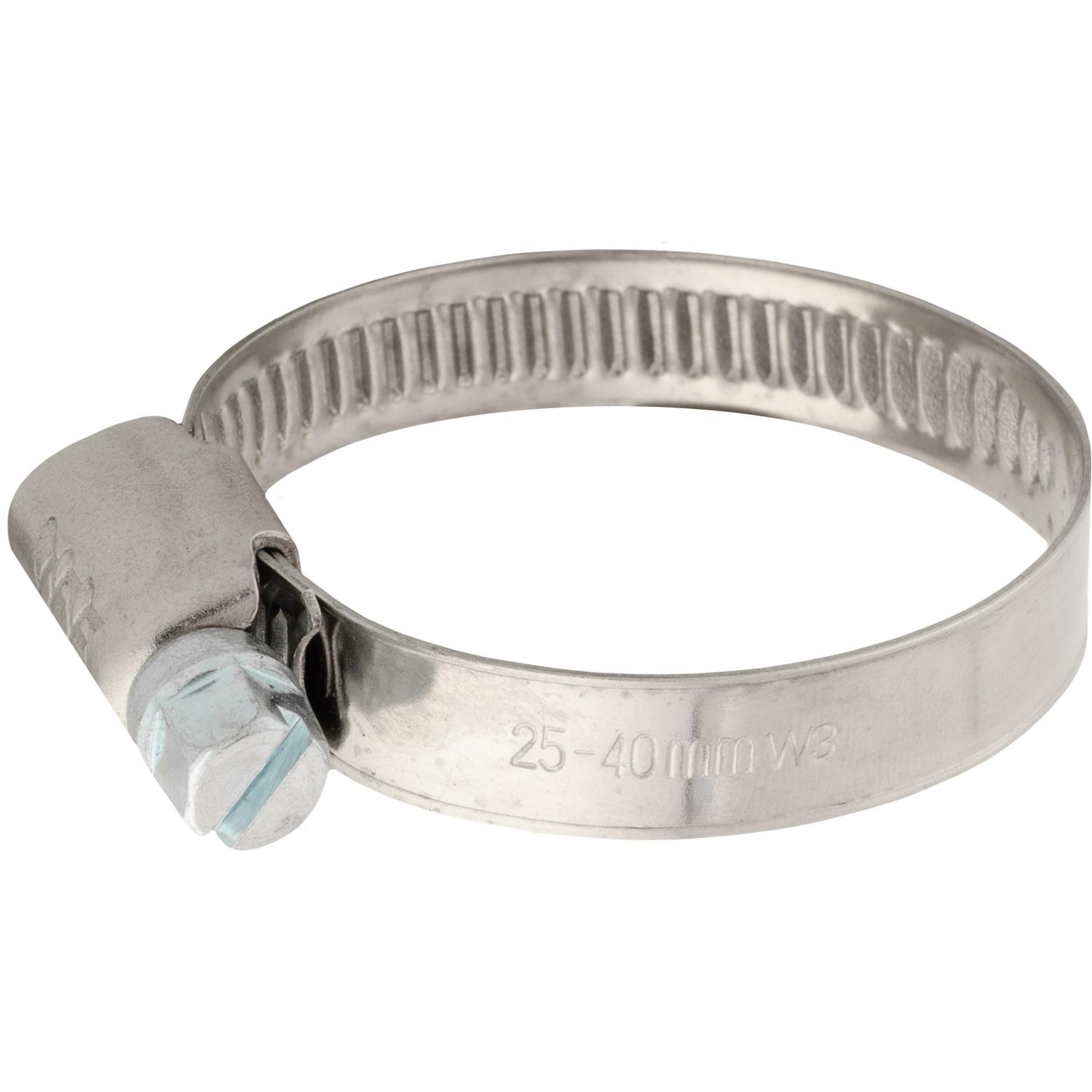 Auveco # 25298 German / European Style Hose Clamps. 25mm-40mm. Qty 10.