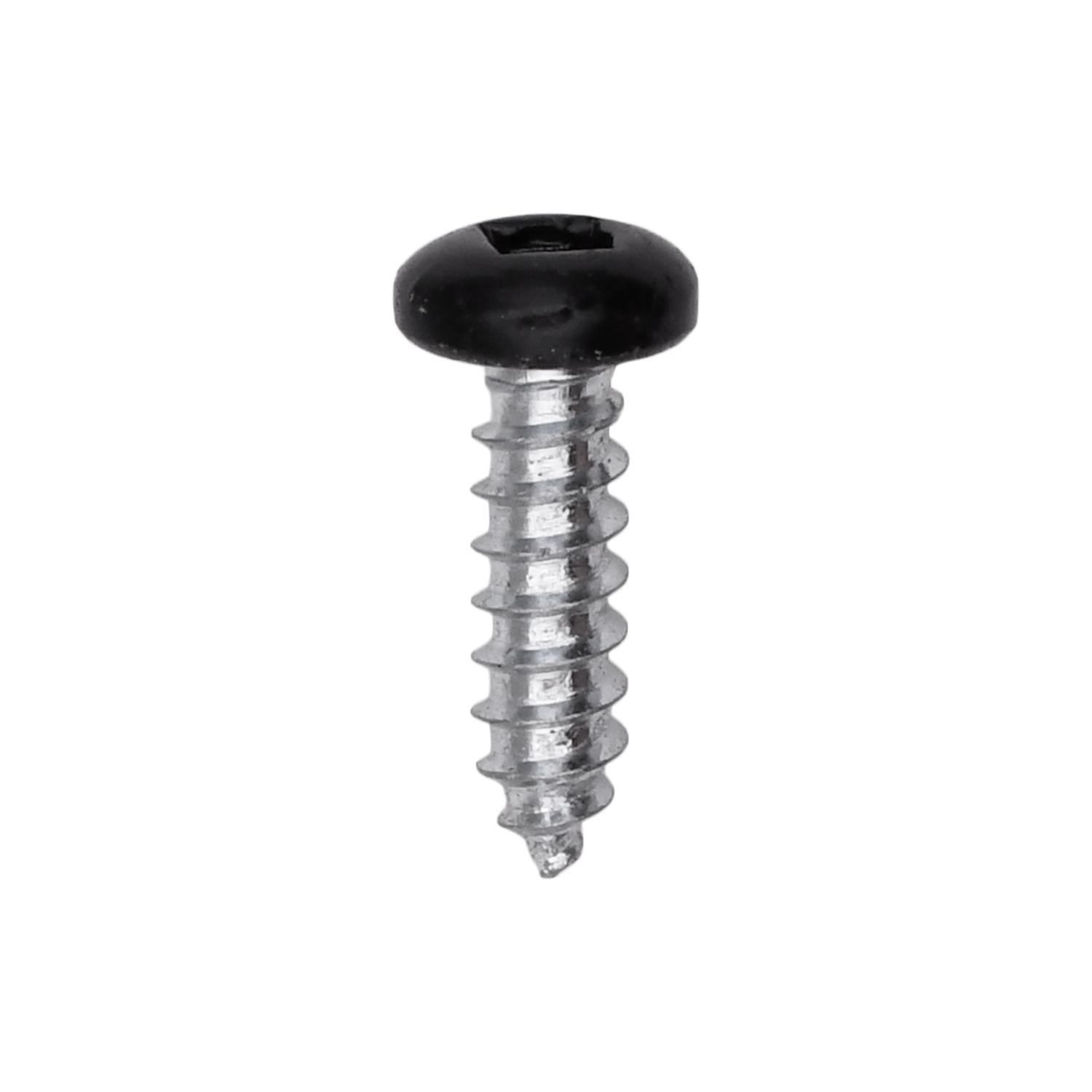 Auveco # 25355 6 x 1/2" Black Painted Square Drive Pan Head Tapping Screw. Qty 100.