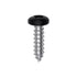 Auveco # 25355 6 x 1/2" Black Painted Square Drive Pan Head Tapping Screw. Qty 100.
