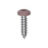 Auveco # 25356 6 x 1/2" Tan Painted Square Drive Pan Head Tapping Screw. Qty 100.