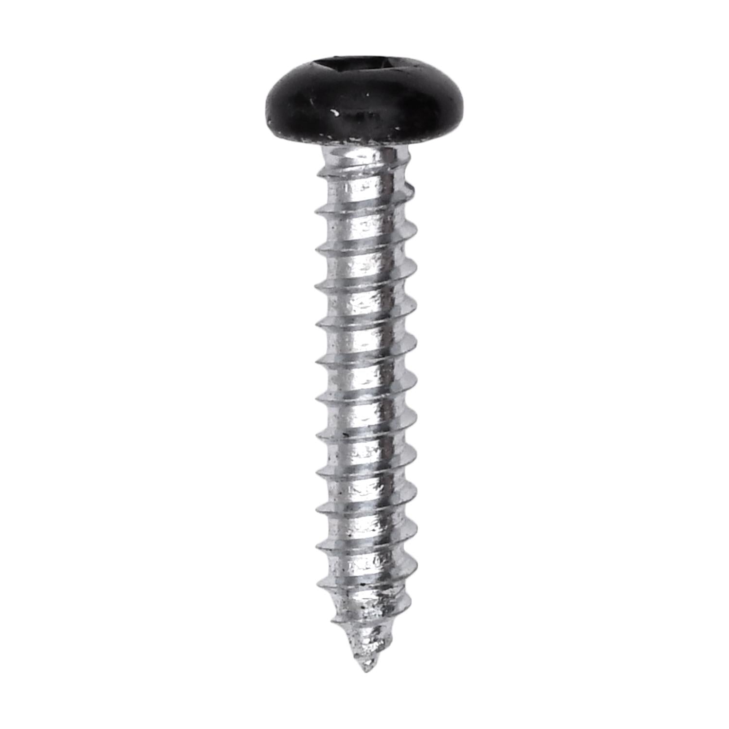 Auveco # 25358 6 x 3/4" Black Painted Square Drive Pan Head Tapping Screw. Qty 100.