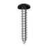 Auveco # 25358 6 x 3/4" Black Painted Square Drive Pan Head Tapping Screw. Qty 100.