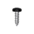 Auveco # 25364 8 x 1/2" Black Painted Square Drive Pan Head Tapping Screw. Qty 100.