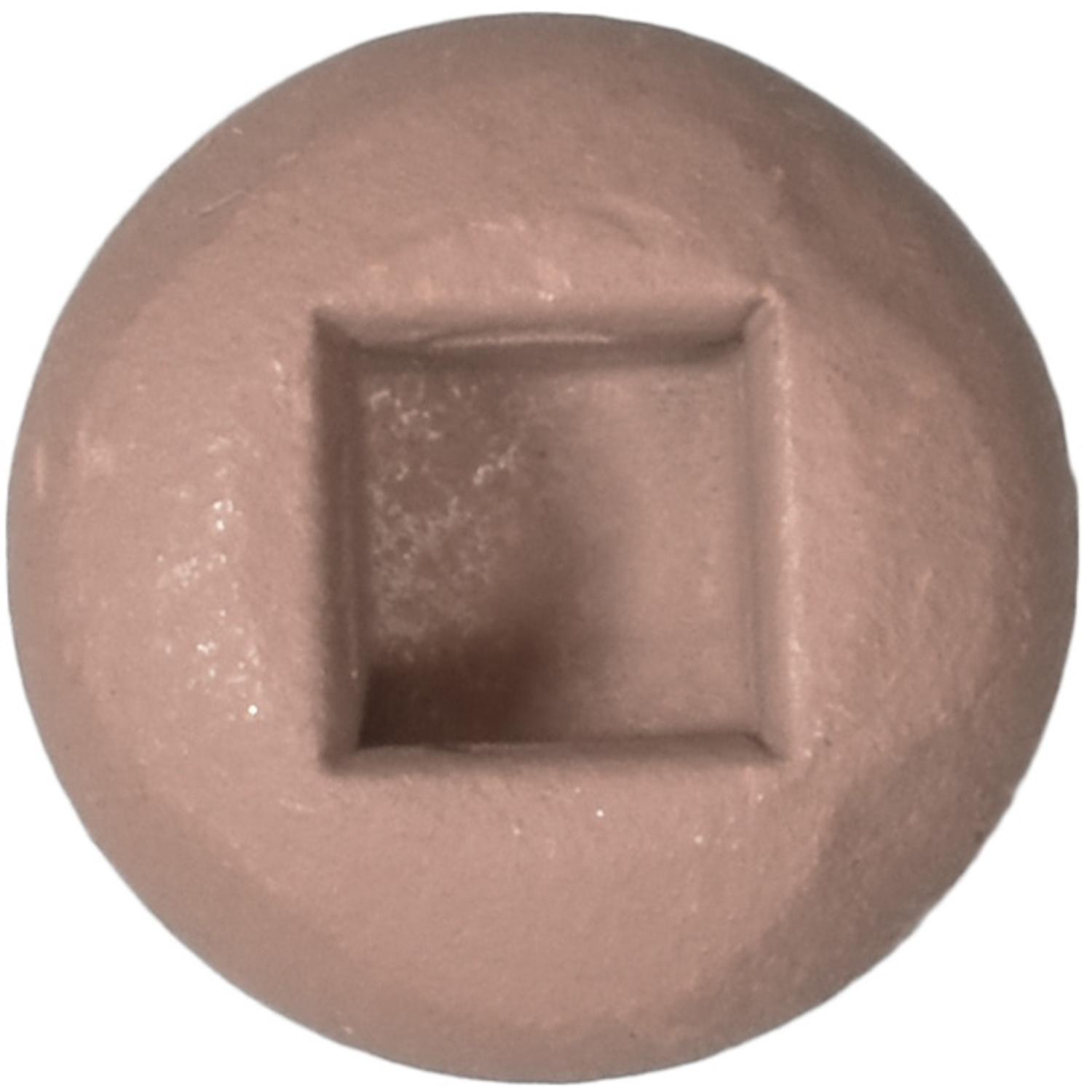 Auveco # 25365 8 x 1/2" Tan Painted Square Drive Pan Head Tapping Screw. Qty 100.