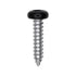 Auveco # 25367 8 x 3/4" Black Painted Square Drive Pan Head Tapping Screw. Qty 100.