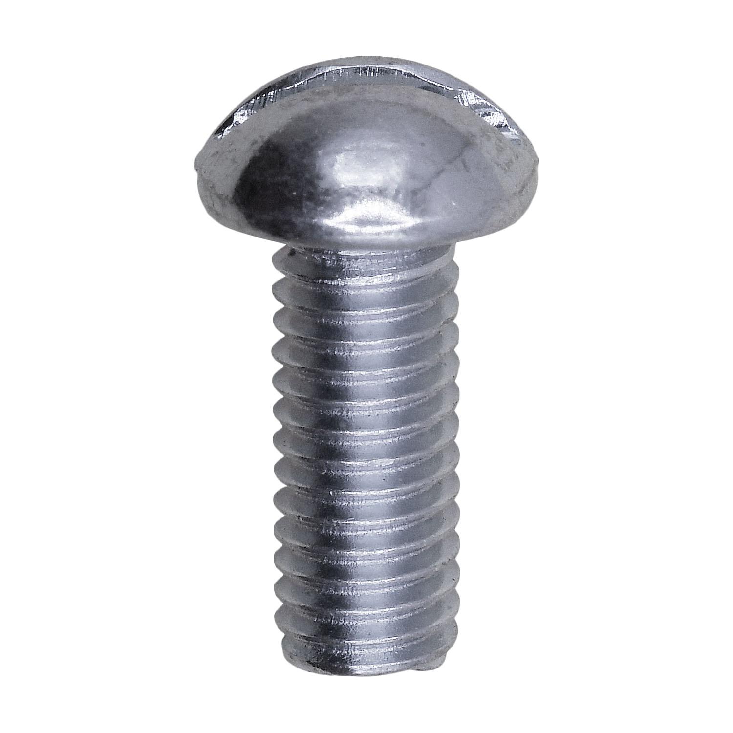 Auveco No. 2536 10-32 X 1/2" Slotted Round Head Machine Screw Zinc, Quantity - 100