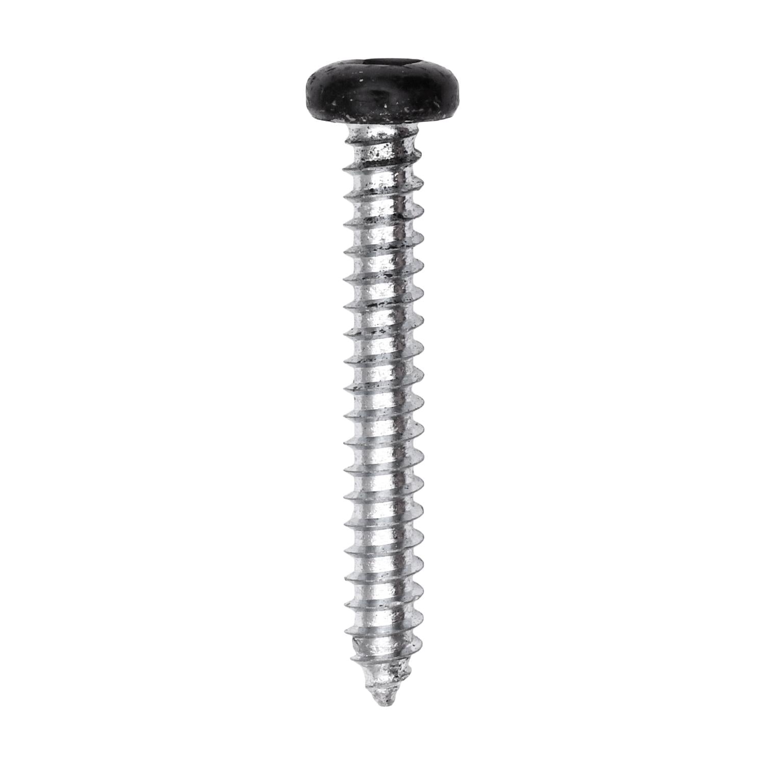 Auveco # 25373 8 x 1-1/4" Black Painted Square Drive Pan Head Tapping Screw. Qty 100.