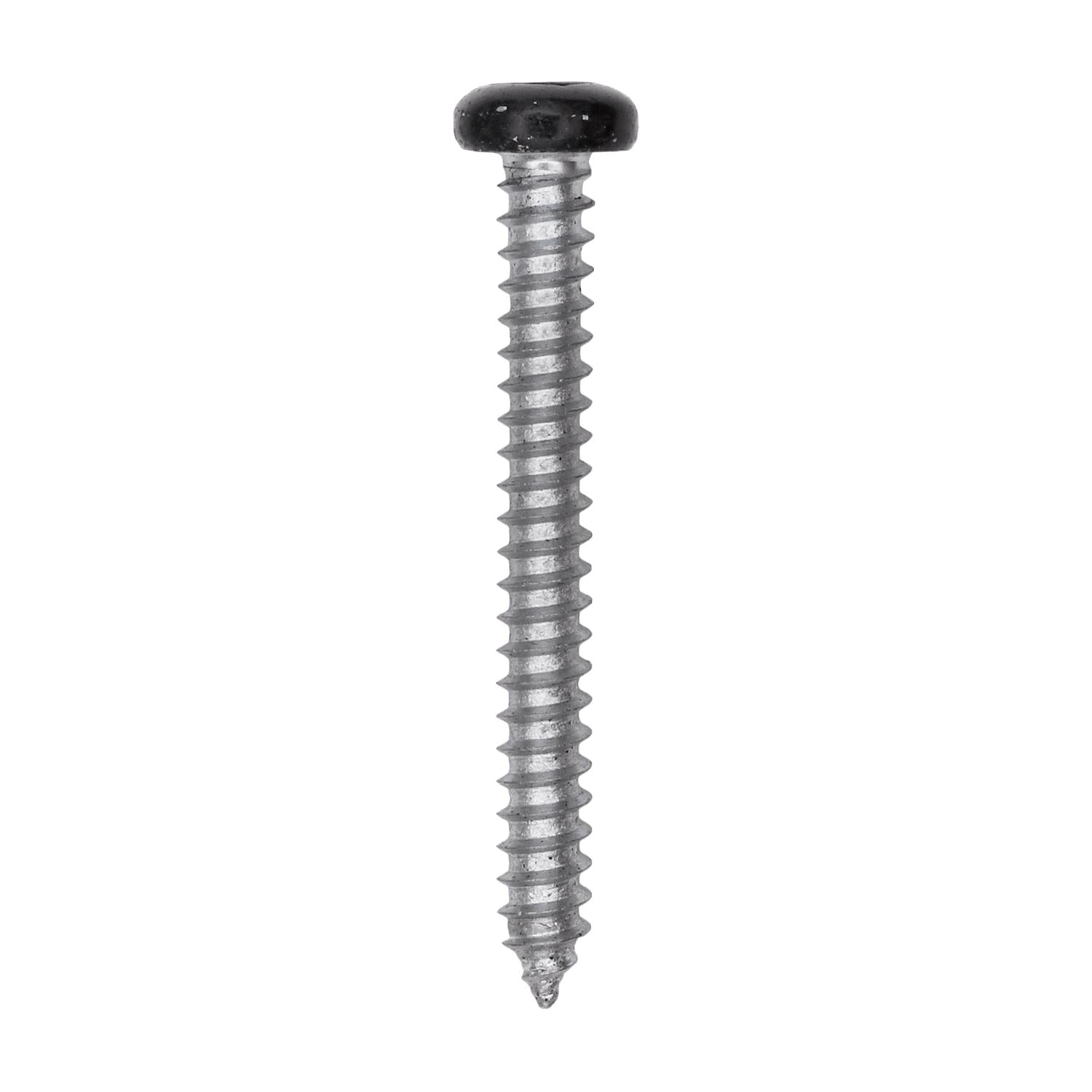 Auveco # 25376 8 x 1-1/2" Black Painted Square Drive Pan Head Tapping Screw. Qty 100.