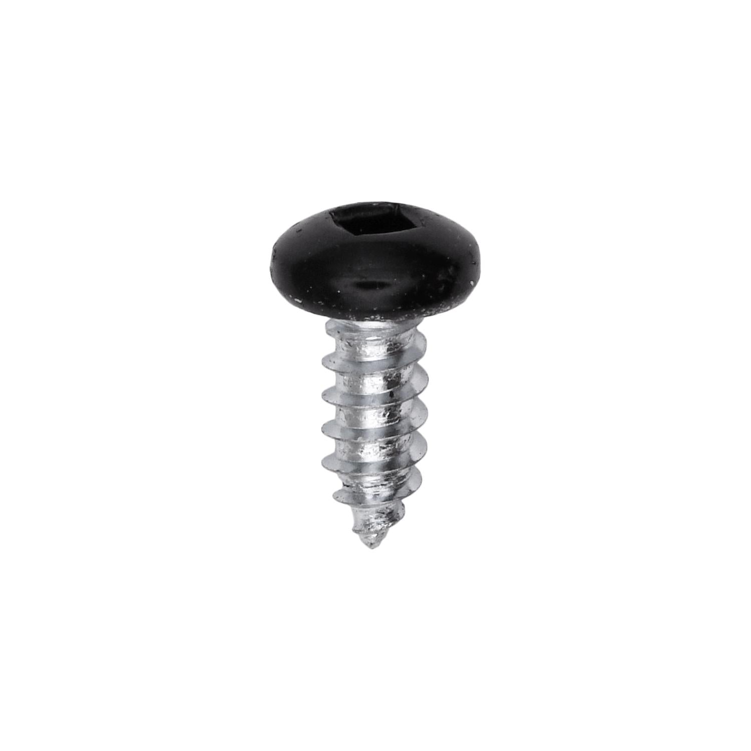 Auveco # 25379 10 x 1/2" Black Painted Square Drive Pan Head Tapping Screw. Qty 100.