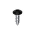 Auveco # 25379 10 x 1/2" Black Painted Square Drive Pan Head Tapping Screw. Qty 100.