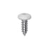 Auveco # 25381 10 x 1/2" White Painted Square Drive Pan Head Tapping Screw. Qty 100.