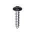 Auveco # 25382 10 x 3/4" Black Painted Square Drive Pan Head Tapping Screw. Qty 100.