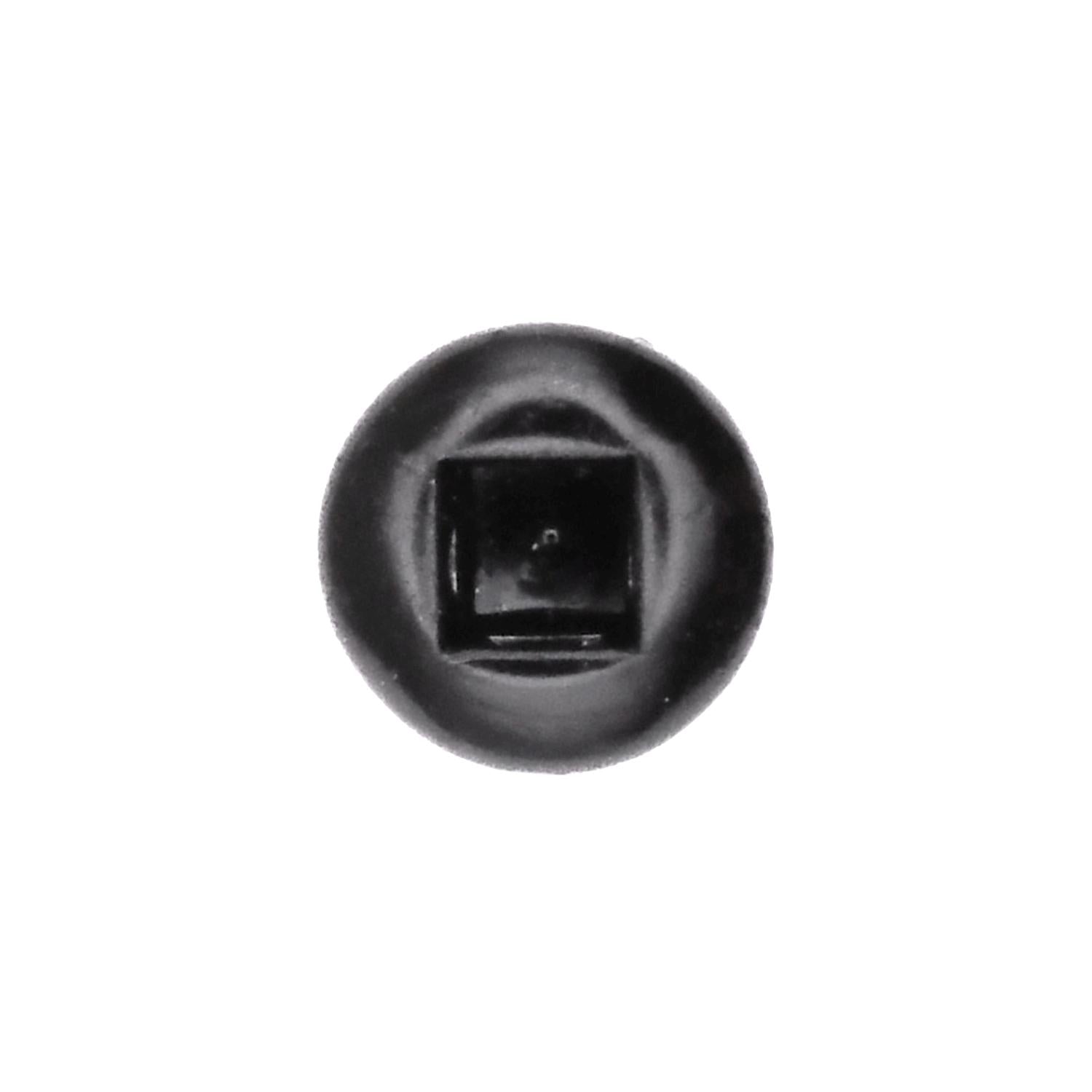 Auveco # 25385 10 x 1" Black Painted Square Drive Pan Head Tapping Screw. Qty 100.