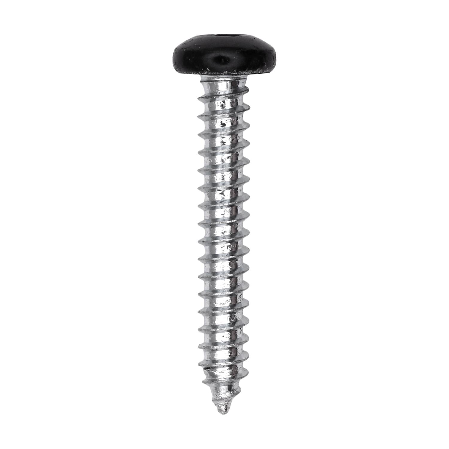 Auveco # 25388 10 x 1-1/4" Black Painted Square Drive Pan Head Tapping Screw. Qty 100.