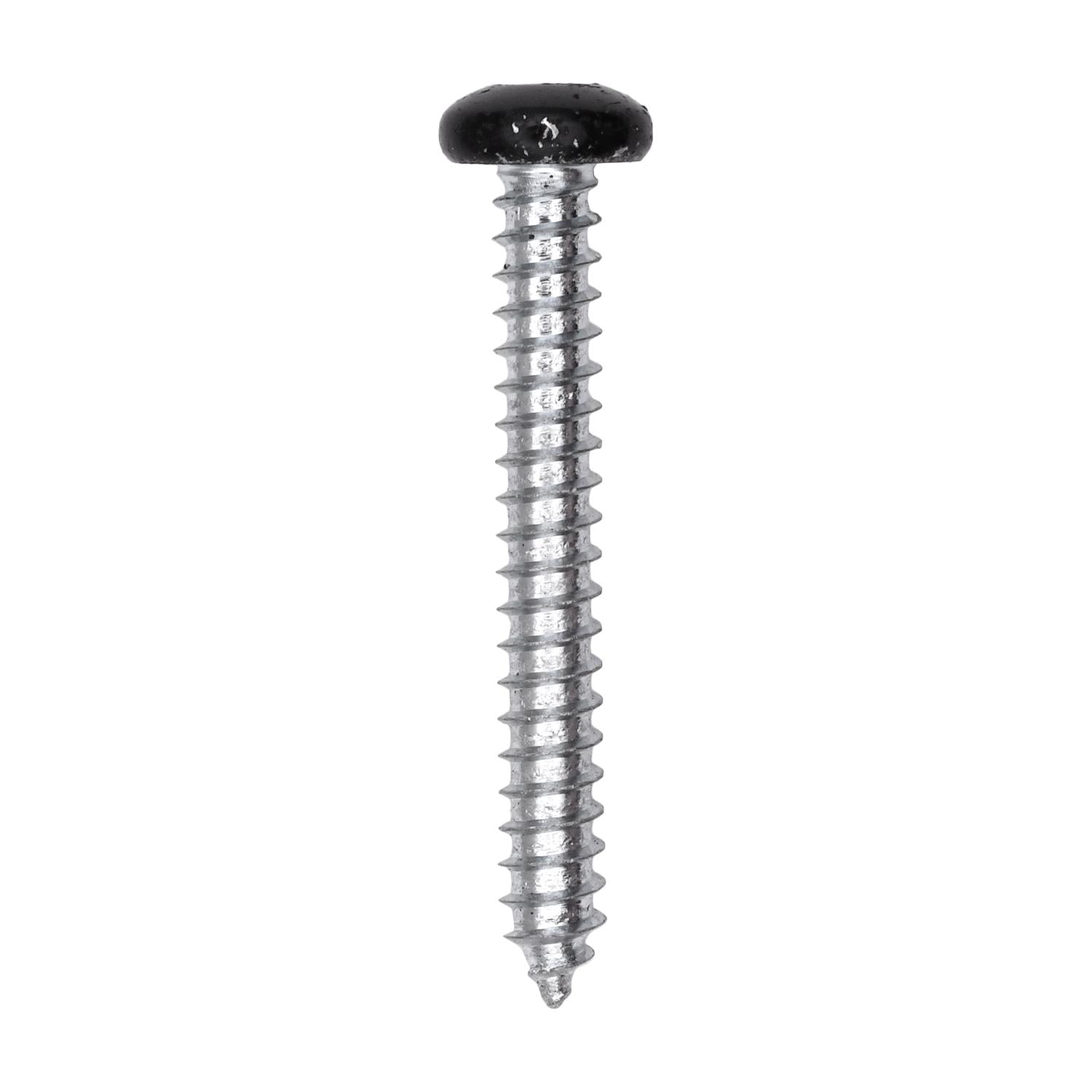Auveco # 25391 10 x 1-1/2" Black Painted Square Drive Pan Head Tapping Screw. Qty 100.
