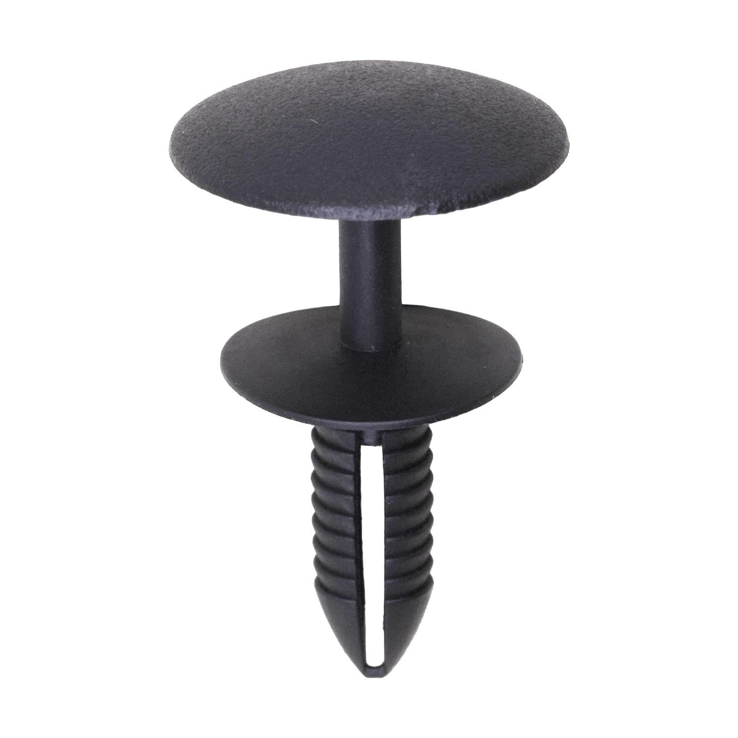 Auveco # 25451 Rocker Moulding Push Type Retainer Land Rover HYQ100060PUY. Qty 25.