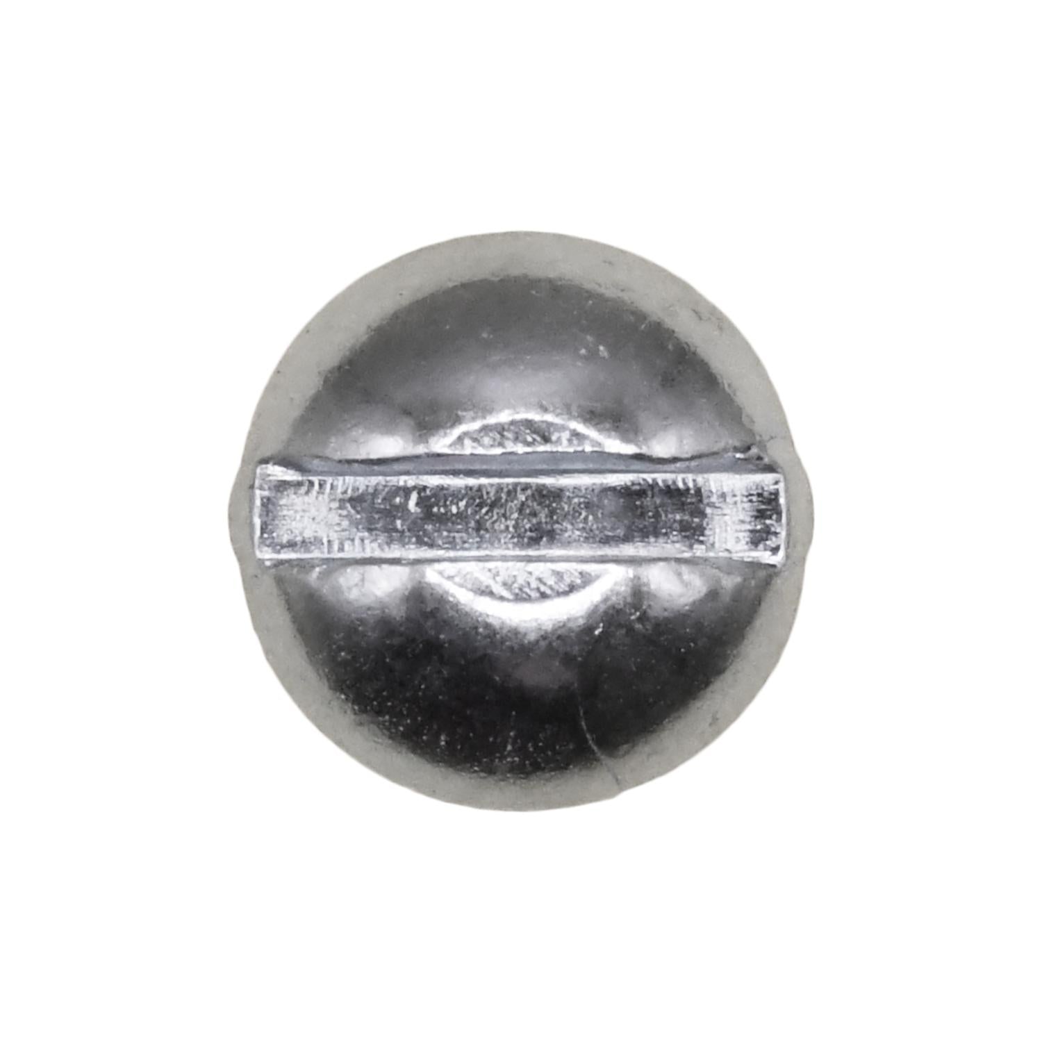 Auveco No. 2546 12-24 X 1/2" Slotted Round Head Machine Screw Zinc, Quantity - 100