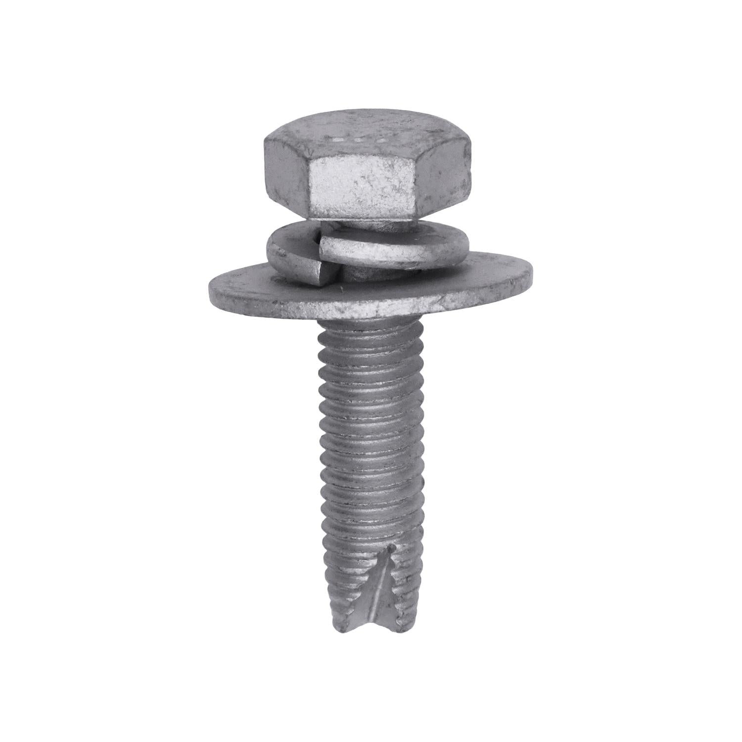 Auveco # 25501 Thread Cutting Screw Lock & Flat Sems Washers Hyundai & Kia 11254-06256-K. Qty 25.