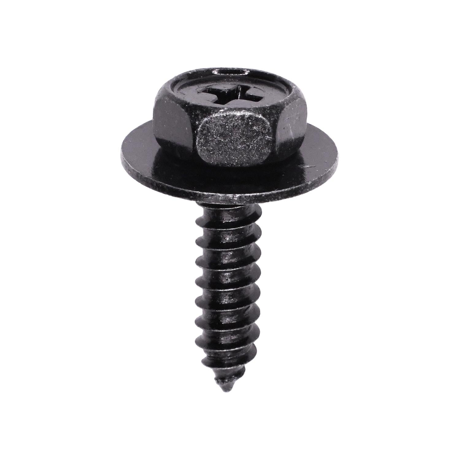Auveco # 25503 Hex Head Tapping Screw with Sems Washer Hyundai & Kia 86579-3K000. Qty 50.