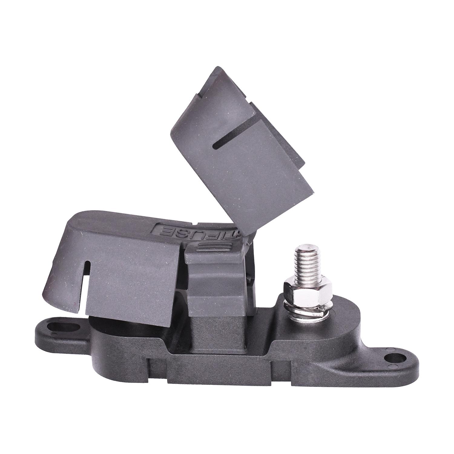 Auveco # 25541 MEGA-Style Fuse Block 40-500A 32VDC Attached Soft Cover. Qty 1.