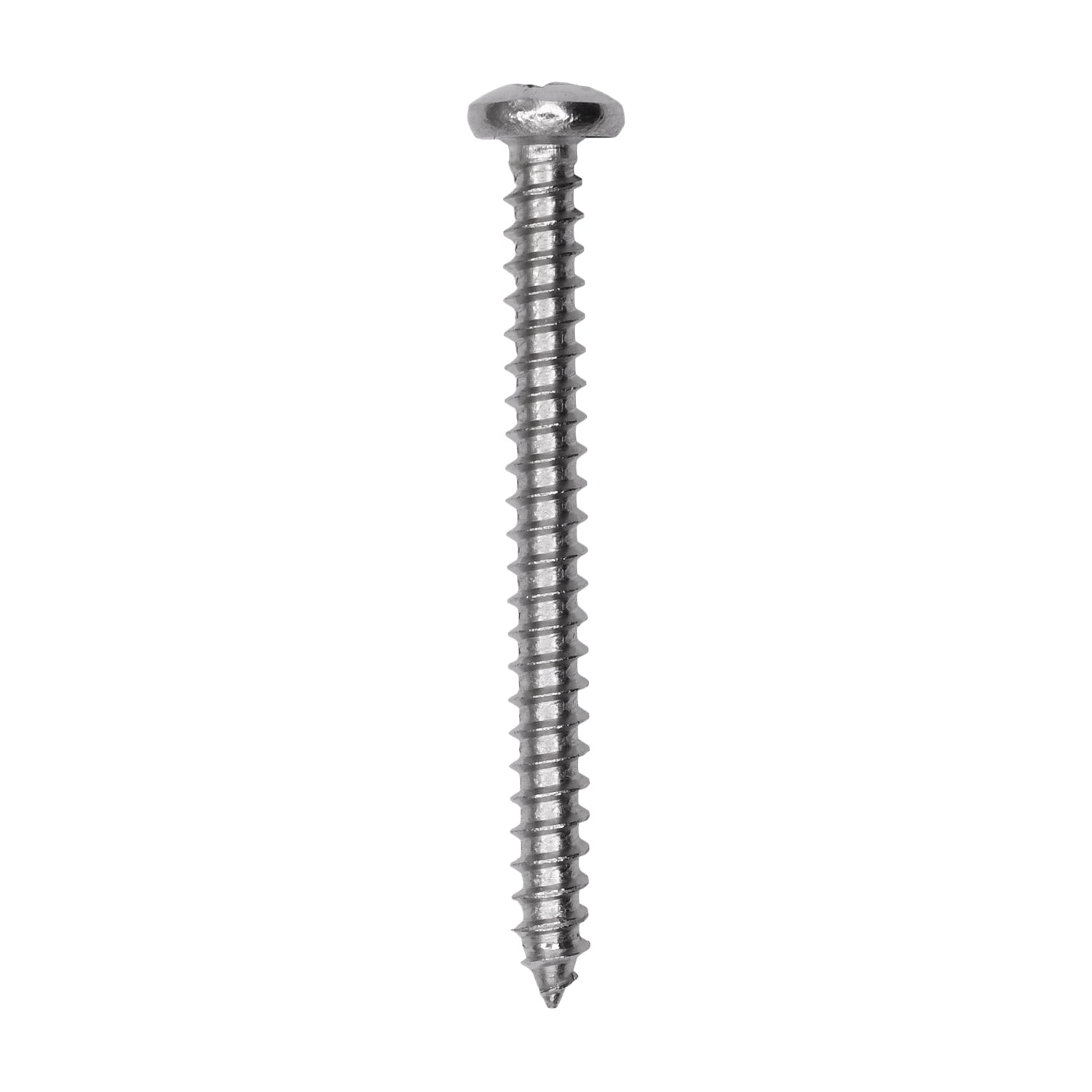 Auveco # 25571 #6 X 1-1/2. 18-8 Stainless Phillips Pan Head Tapping Screw Qty. 50