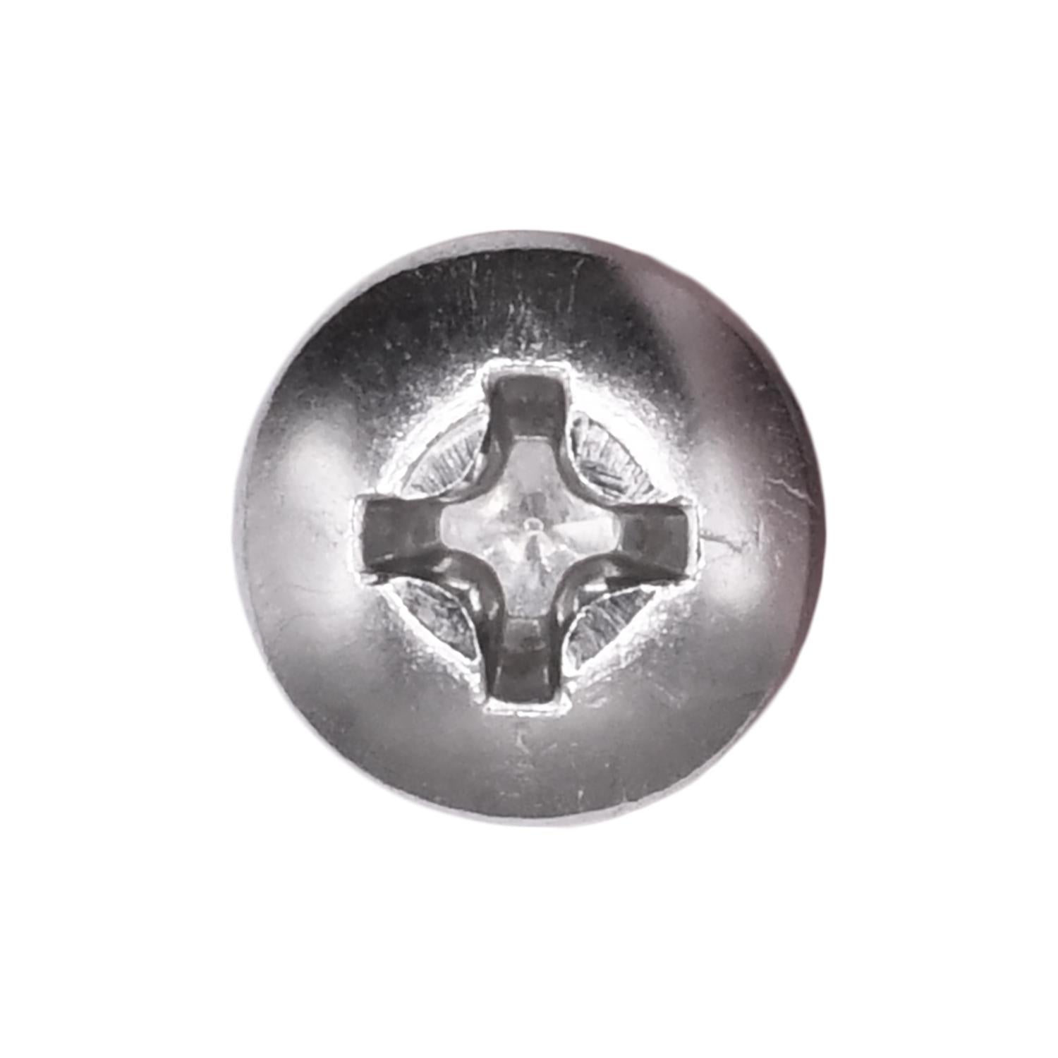Auveco # 25578 #8 X 1-1/8. 18-8 Stainless Phillips Pan Head Tapping Screw Qty. 50