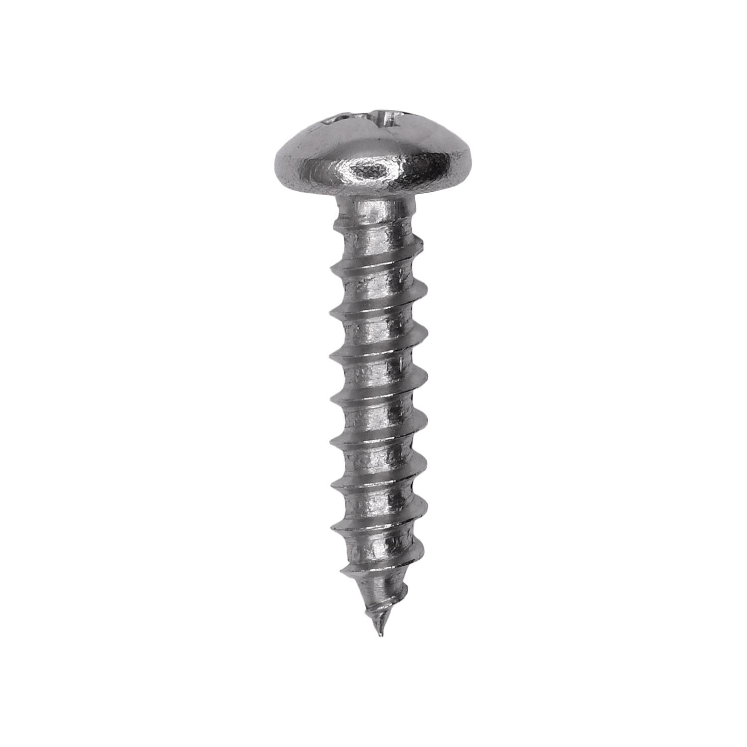 Auveco # 25585 #10 X 7/8. 18-8 Stainless Phillips Pan Head Tapping Screw Qty. 50