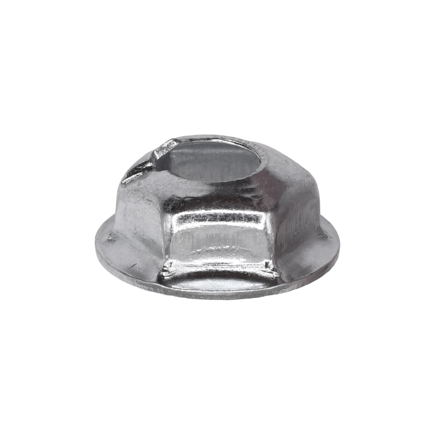 Auveco # 2561 Washer Lock Nut 1/4"-20 19/32" Outside Diameter 7/16" Hex. Qty 100.