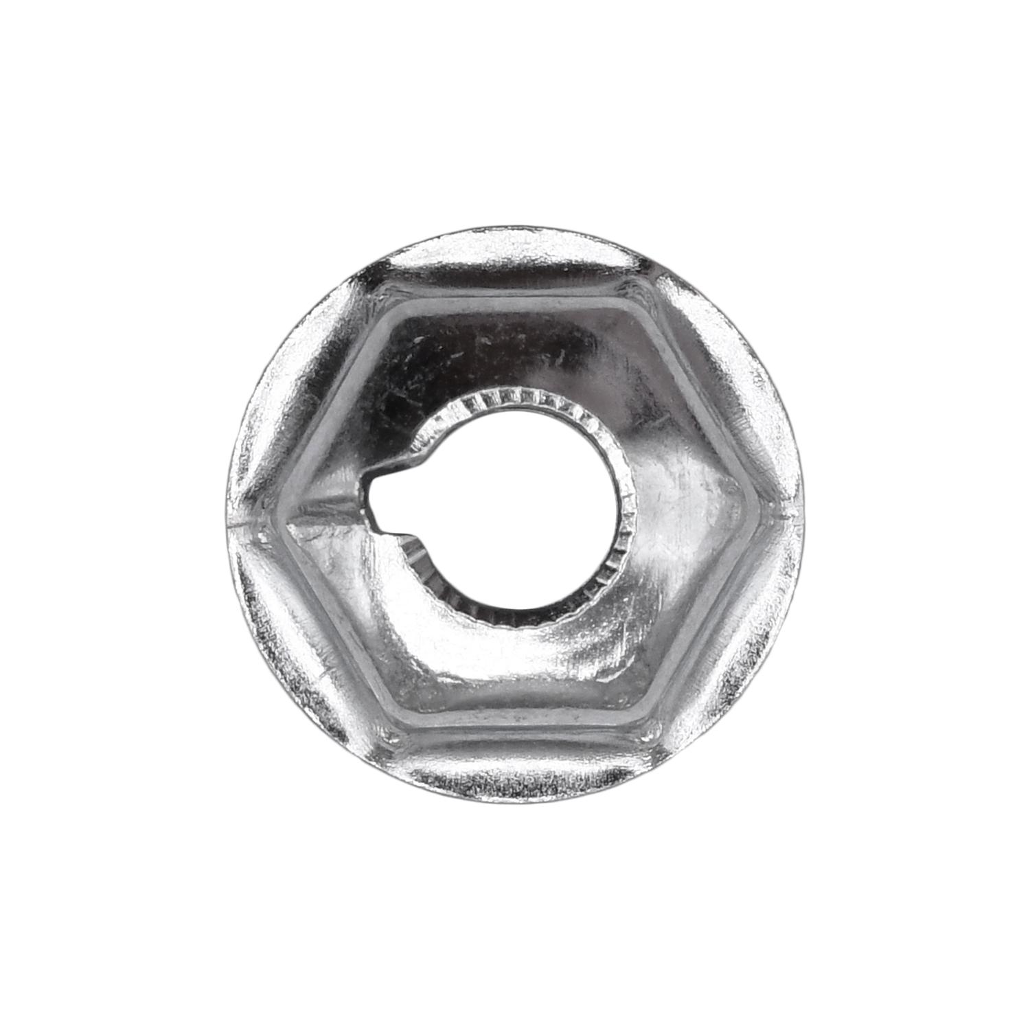 Auveco No. 2561 Washer Lock Nut 1/4"-20 19/32"Outside Diameter 7/16" Hex, Quantity - 100