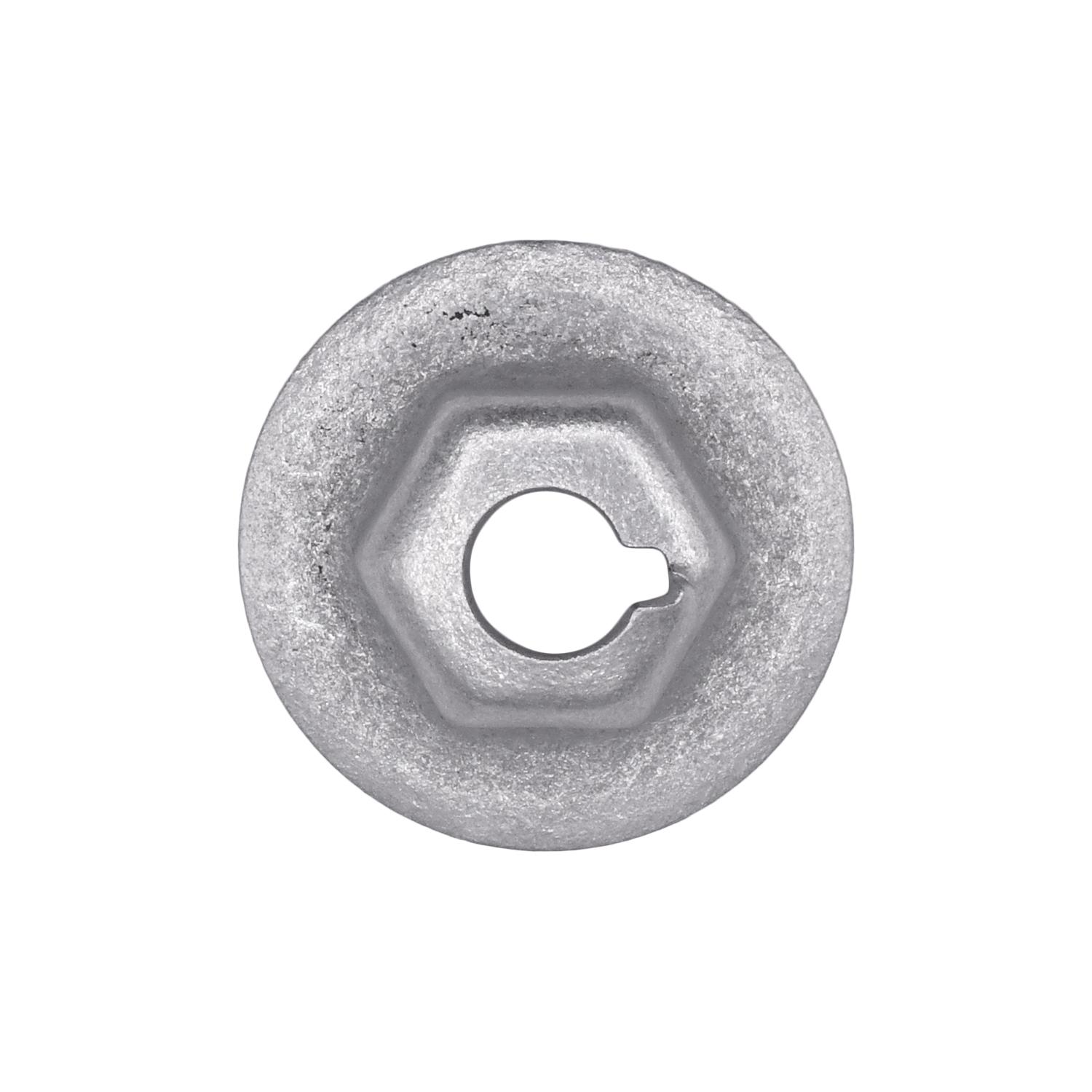 Auveco No. 2562 Washer Lock Nut 1/4"-20 13/16" Outside Diameter 7/16" Hex, Quantity - 100