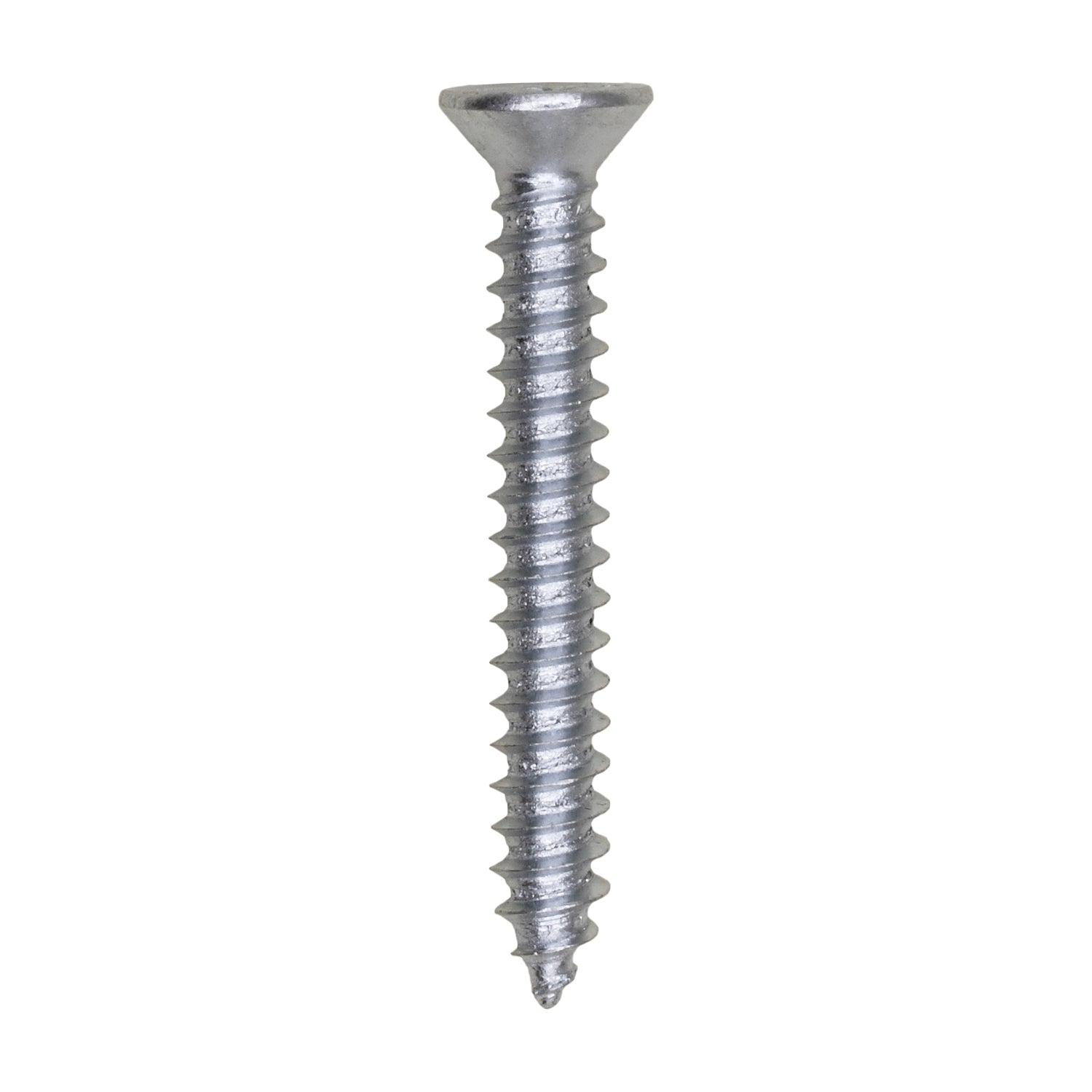 Auveco # 25648 #8 X 1-1/4" Phillips Flat Head Tapping Screw Zinc. Qty. 100