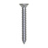 Auveco # 25657 #10 X 1-1/2" Phillips Flat Head Tapping Screw Zinc. Qty. 100