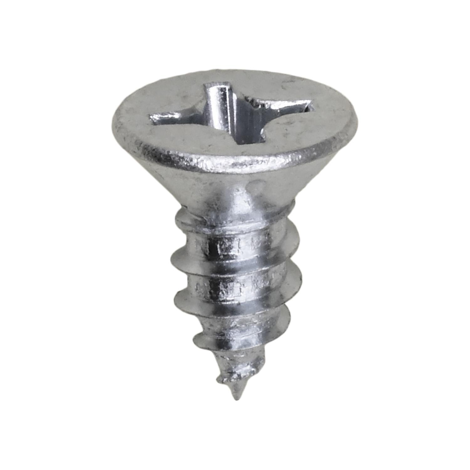 Auveco # 25662 #12 X 1/2" Phillips Flat Head Tapping Screw Zinc. Qty. 100