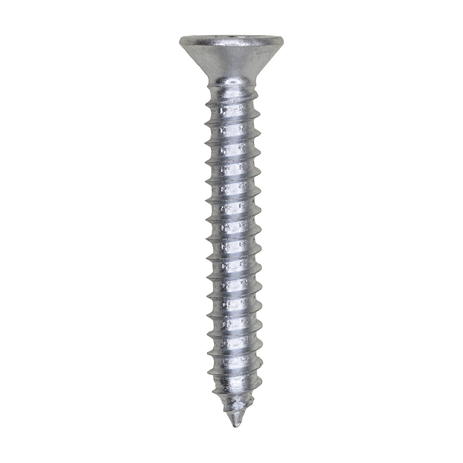 Auveco # 25666 #12 X 1-1/2" Phillips Flat Head Tapping Screw Zinc. Qty. 100