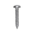Auveco # 25702 Square Drive Pan Head Tapping Screw #6 x 3/4 in. Zinc. Qty 100.