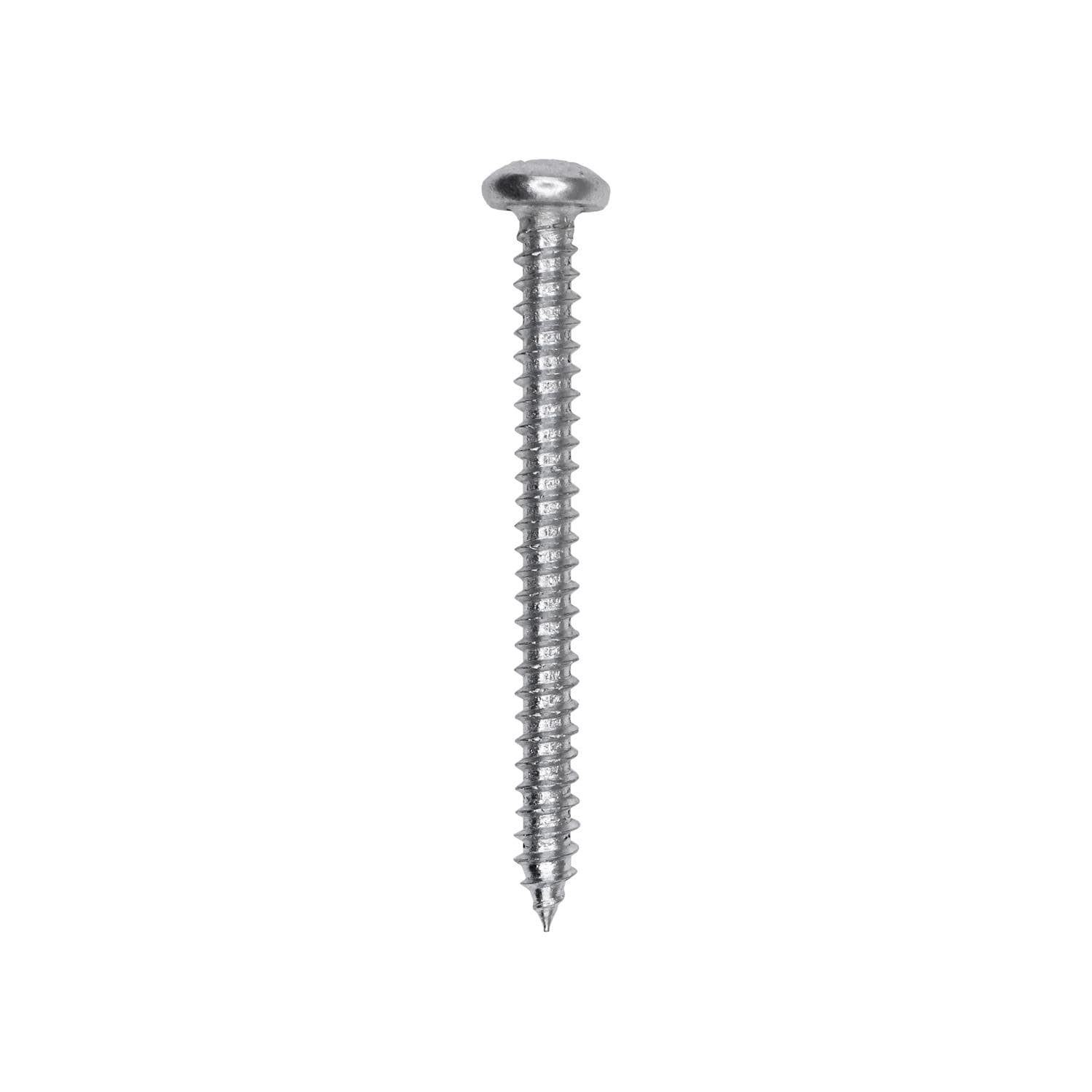 Auveco # 25705 Square Drive Pan Head Tapping Screw #6 x 1-1/2 in. Zinc. Qty 100.