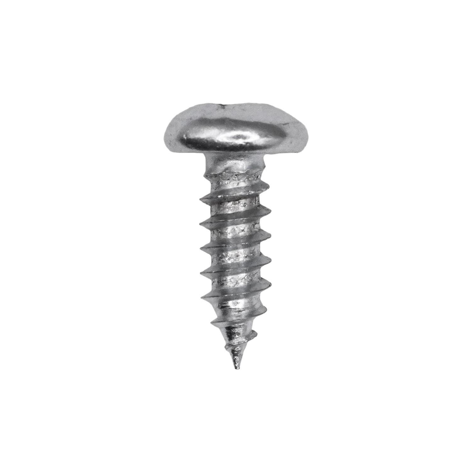 Auveco # 25707 Square Drive Pan Head Tapping Screw #8 x 1/2 in. Zinc. Qty 100.