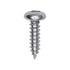 Auveco # 25708 Square Drive Pan Head Tapping Screw #8 x 5/8 in. Zinc. Qty 100.