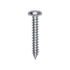 Auveco # 25710 Square Drive Pan Head Tapping Screw #8 x 1 in. Zinc. Qty 100.