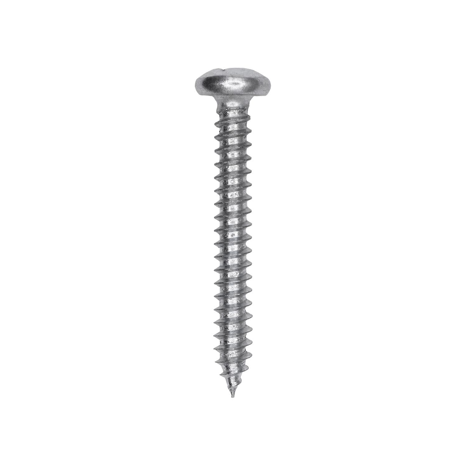 Auveco # 25711 Square Drive Pan Head Tapping Screw #8 x 1-1/4 in. Zinc. Qty 100.