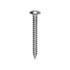 Auveco # 25711 Square Drive Pan Head Tapping Screw #8 x 1-1/4 in. Zinc. Qty 100.