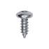 Auveco # 25714 Square Drive Pan Head Tapping Screw #10 x 1/2 in. Zinc. Qty 100.