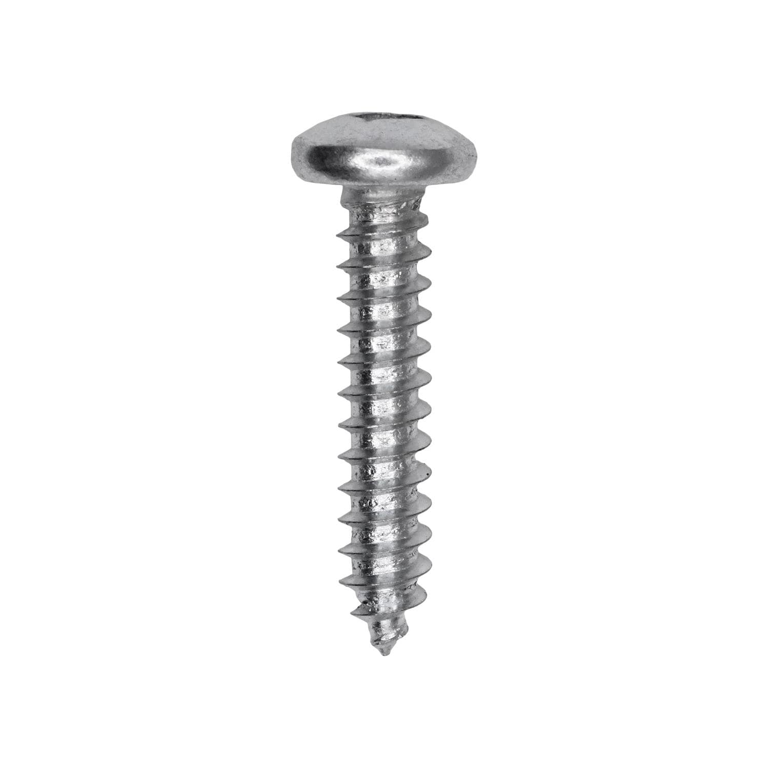 Auveco # 25716 Square Drive Pan Head Tapping Screw #10 x 1 in. Zinc. Qty 100.
