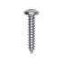 Auveco # 25716 Square Drive Pan Head Tapping Screw #10 x 1 in. Zinc. Qty 100.