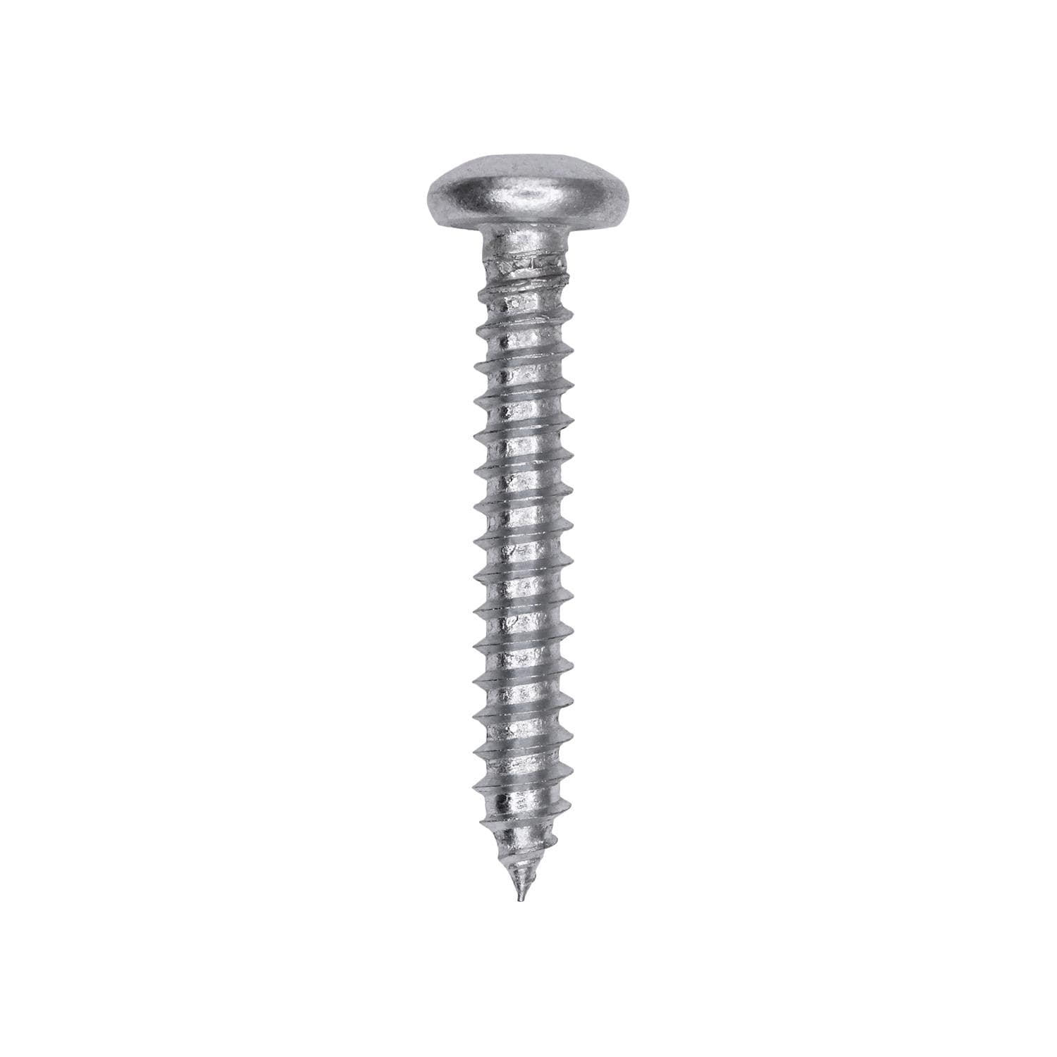 Auveco # 25717 Square Drive Pan Head Tapping Screw #10 x 1-1/4 in. Zinc. Qty 100.