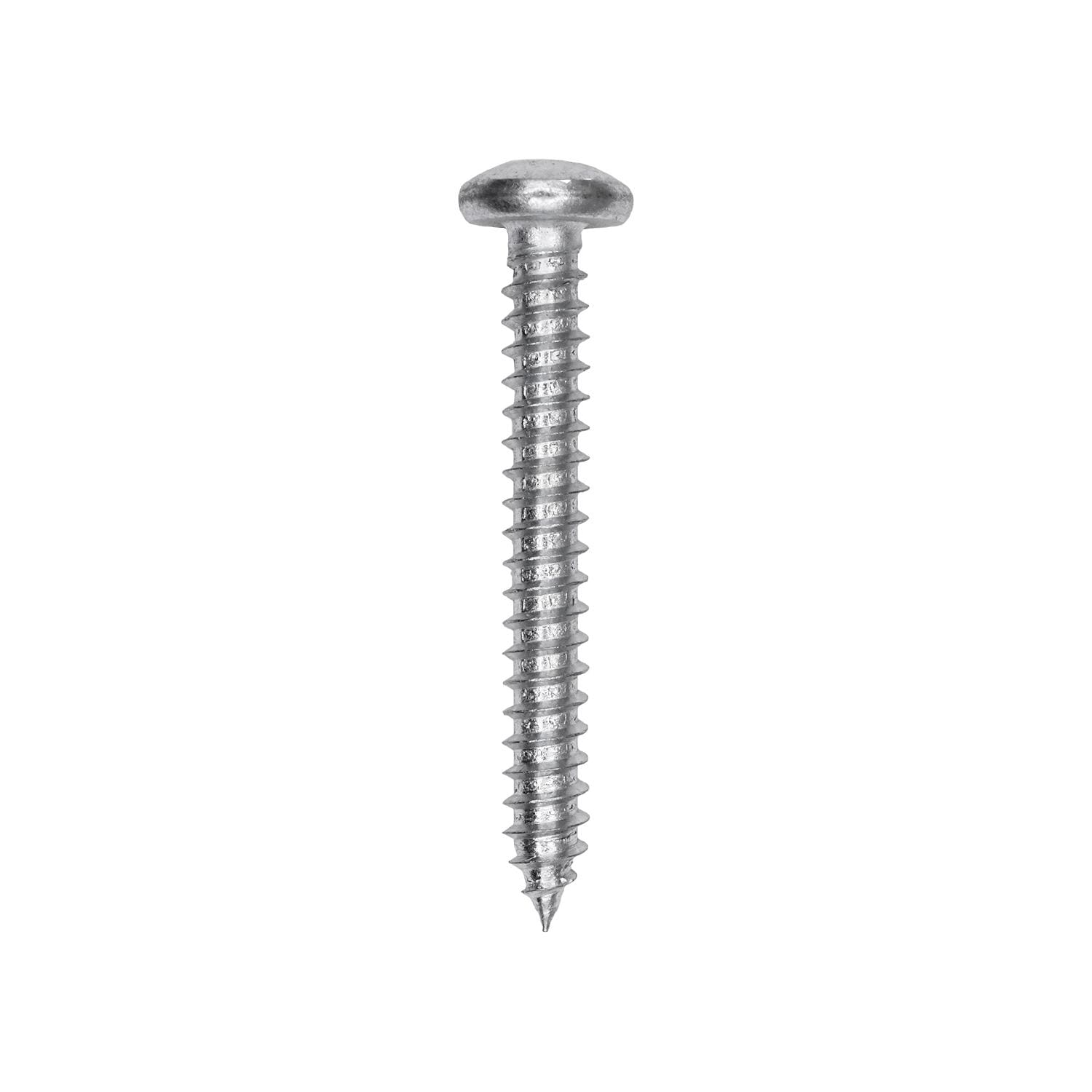 Auveco # 25718 Square Drive Pan Head Tapping Screw #10 x 1-1/2 in. Zinc. Qty 100.